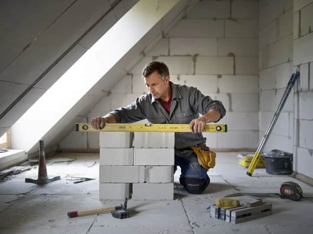 Jak prawidłowo murować ścianki działowe na poddaszu - kompletny poradnik