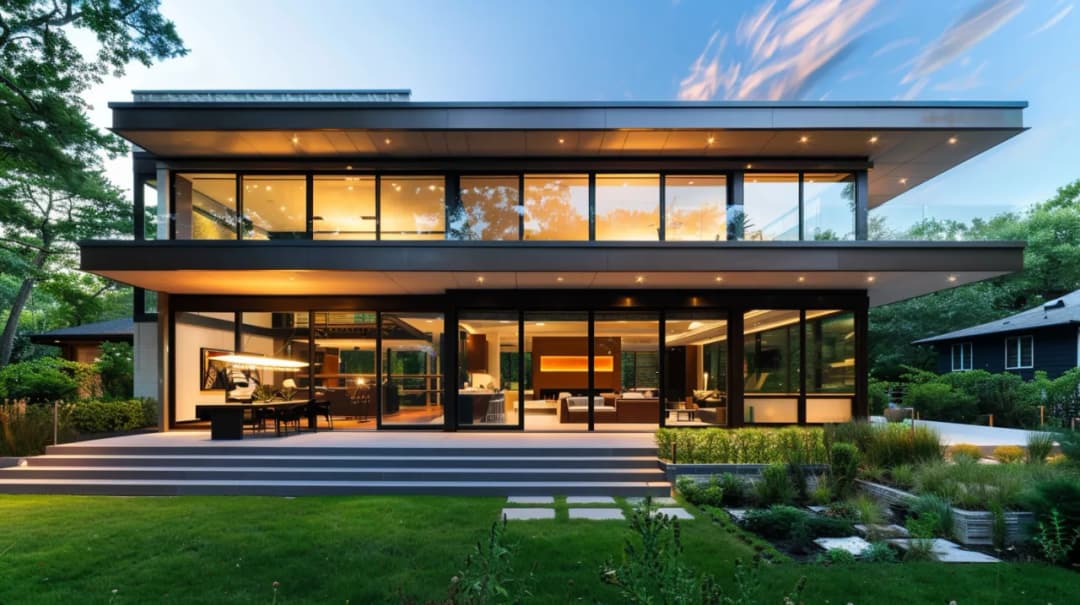 Dom w zielistkach 3: nowoczesny projekt dla wymagających