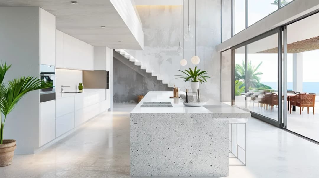 Biały konglomerat: nowoczesne rozwiązania do Twojego wnętrza